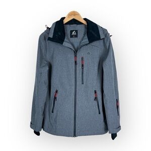 Apricoat Adventure 2.0 Gray Jacket S - EUC, Waterproof, Outdoors, Gorp, Travel